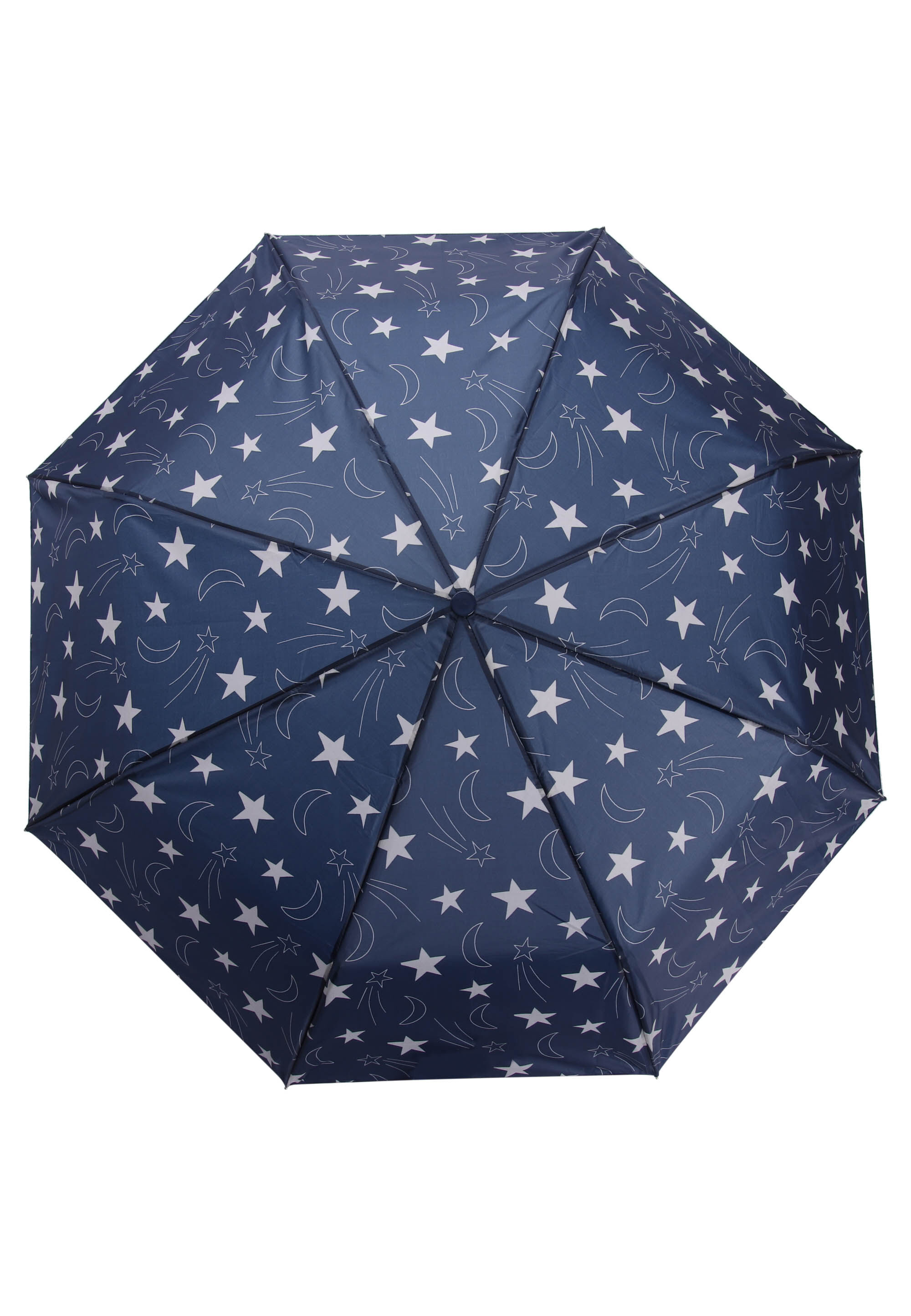 Womens Blue Star Print Umbrella