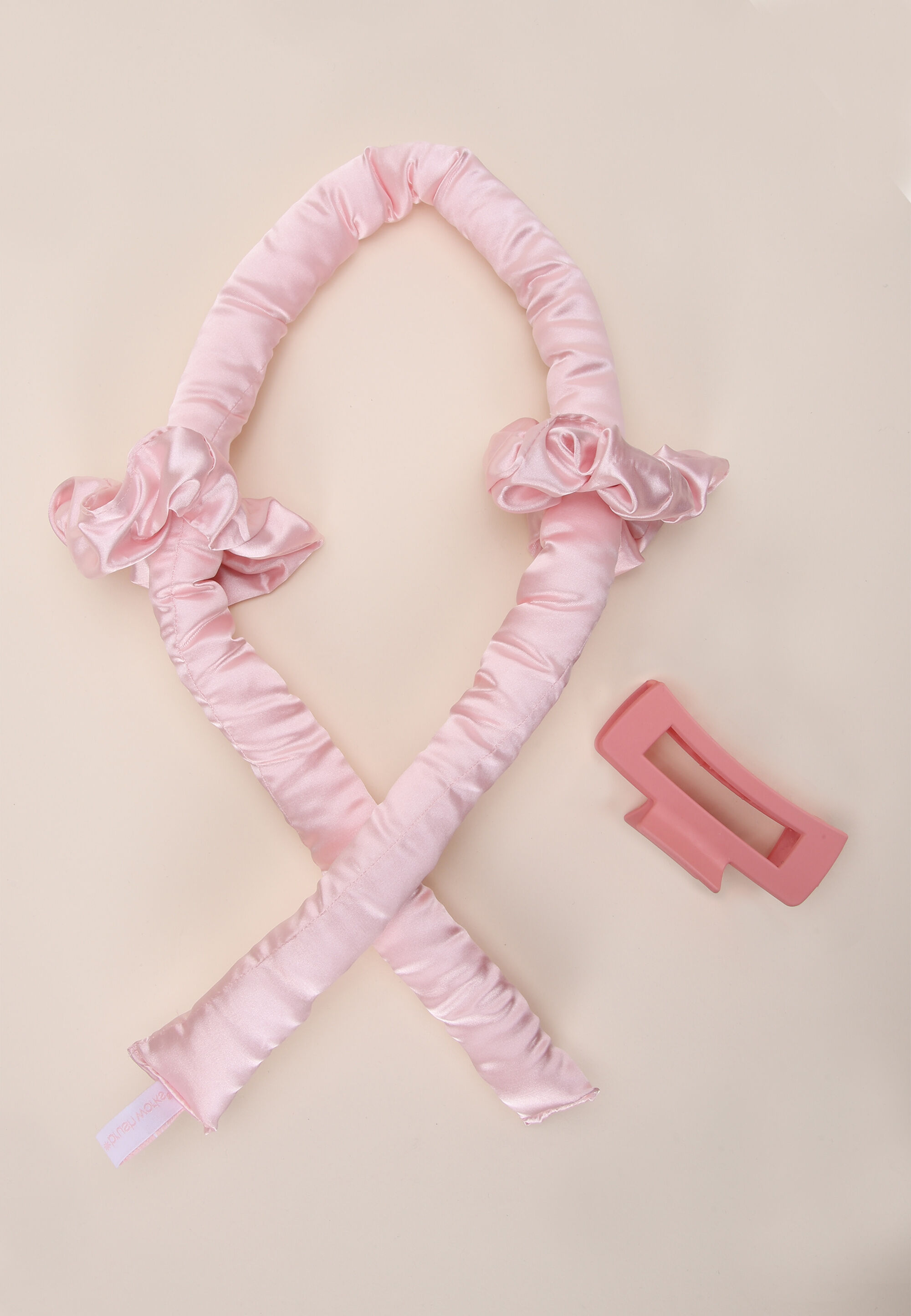 Womens Pink Heatless Curler Set