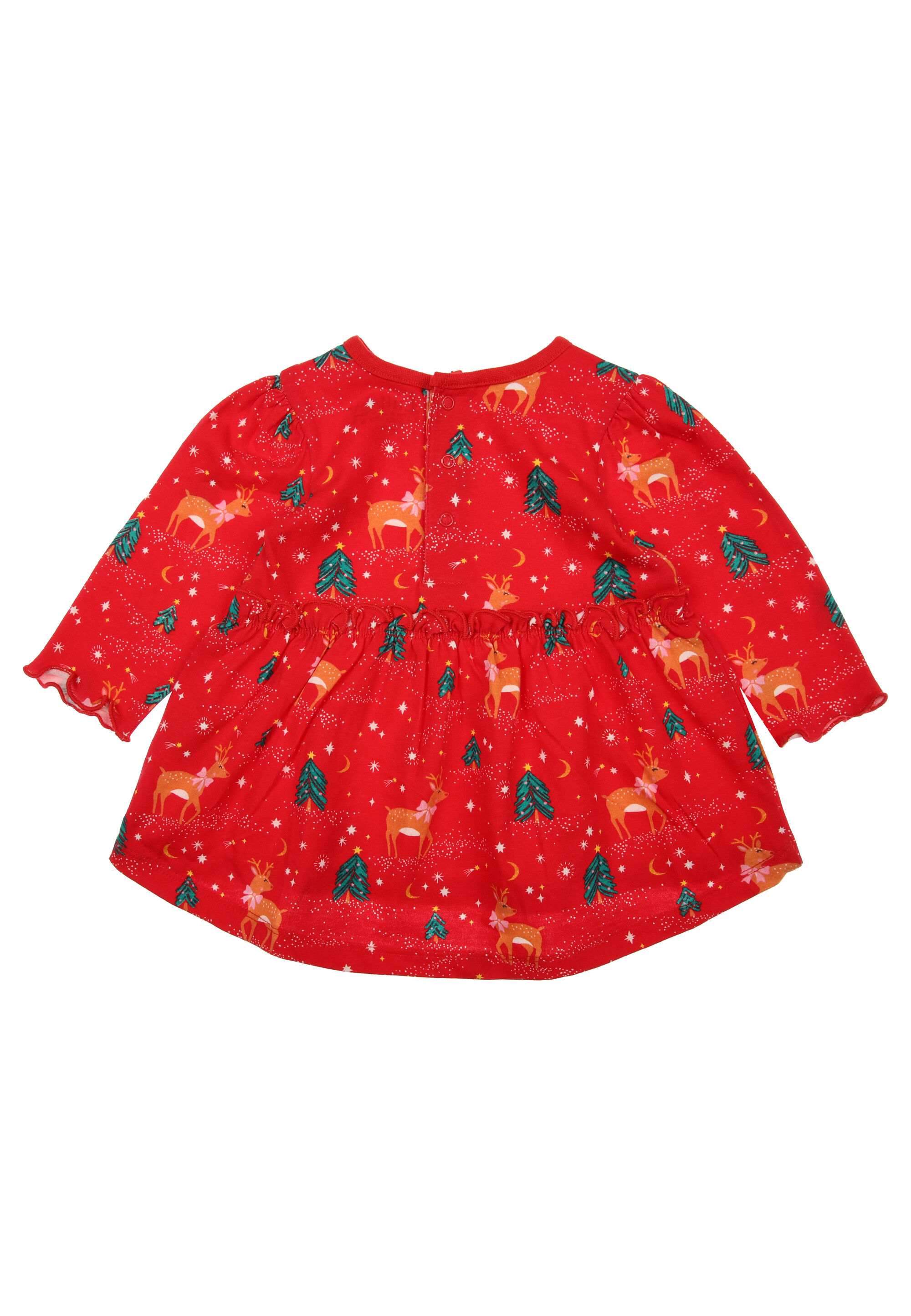 Baby Girls Red Christmas Tunic and Leggings Set