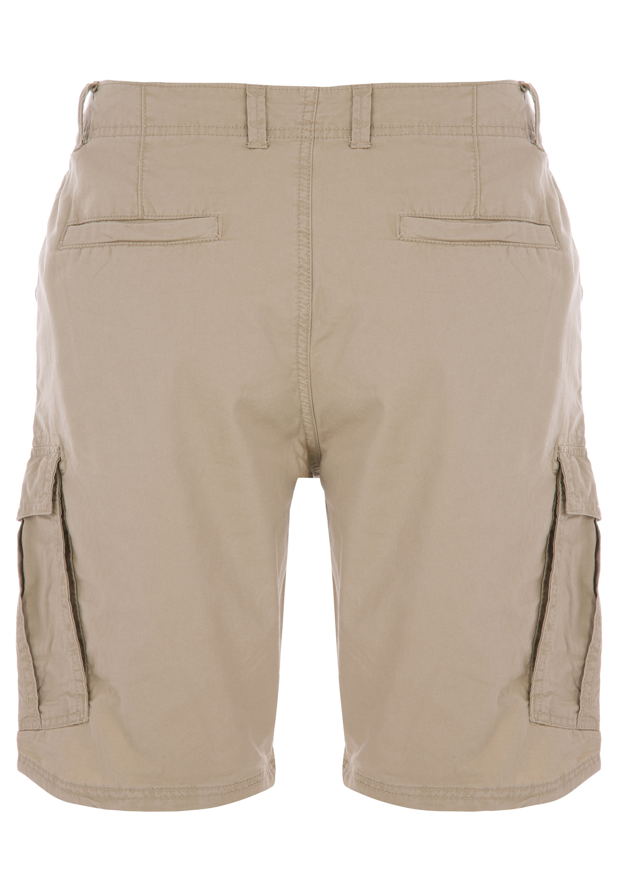 Mens Tan Plain Cargo Shorts