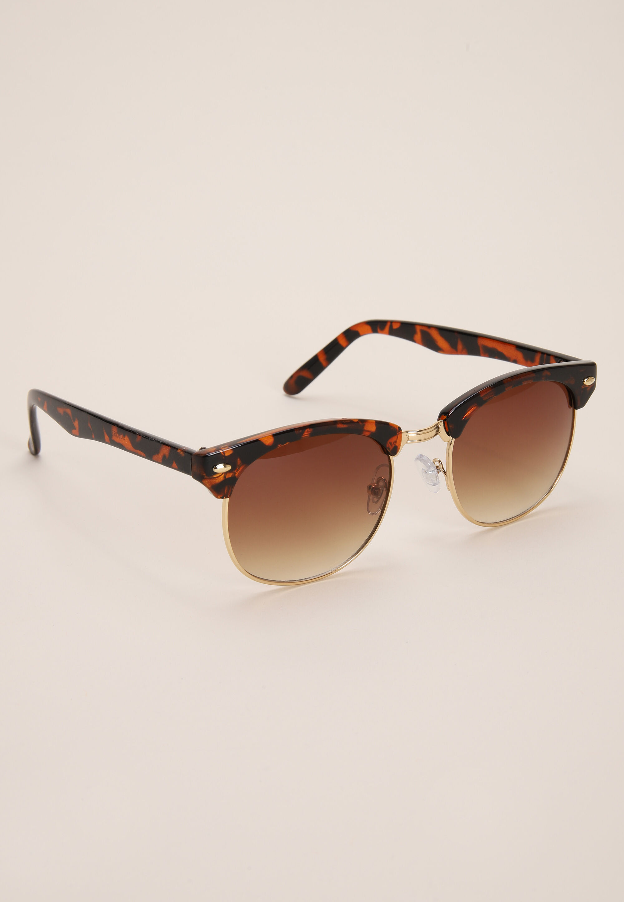 Womens Brown Master Retro Sunglasses