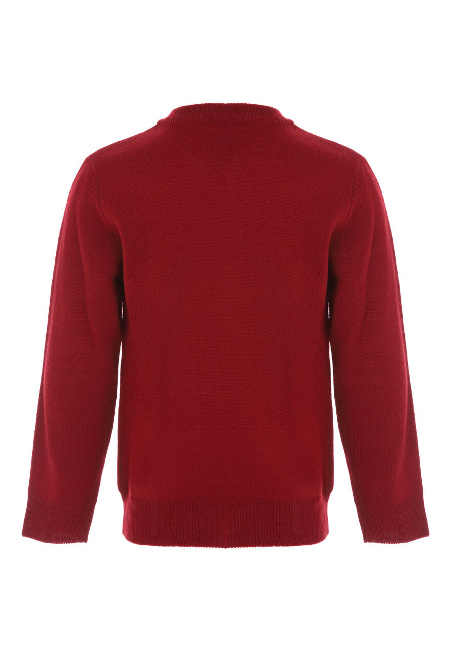 Older Boys Red Rockin' Around Christmas Jumper
