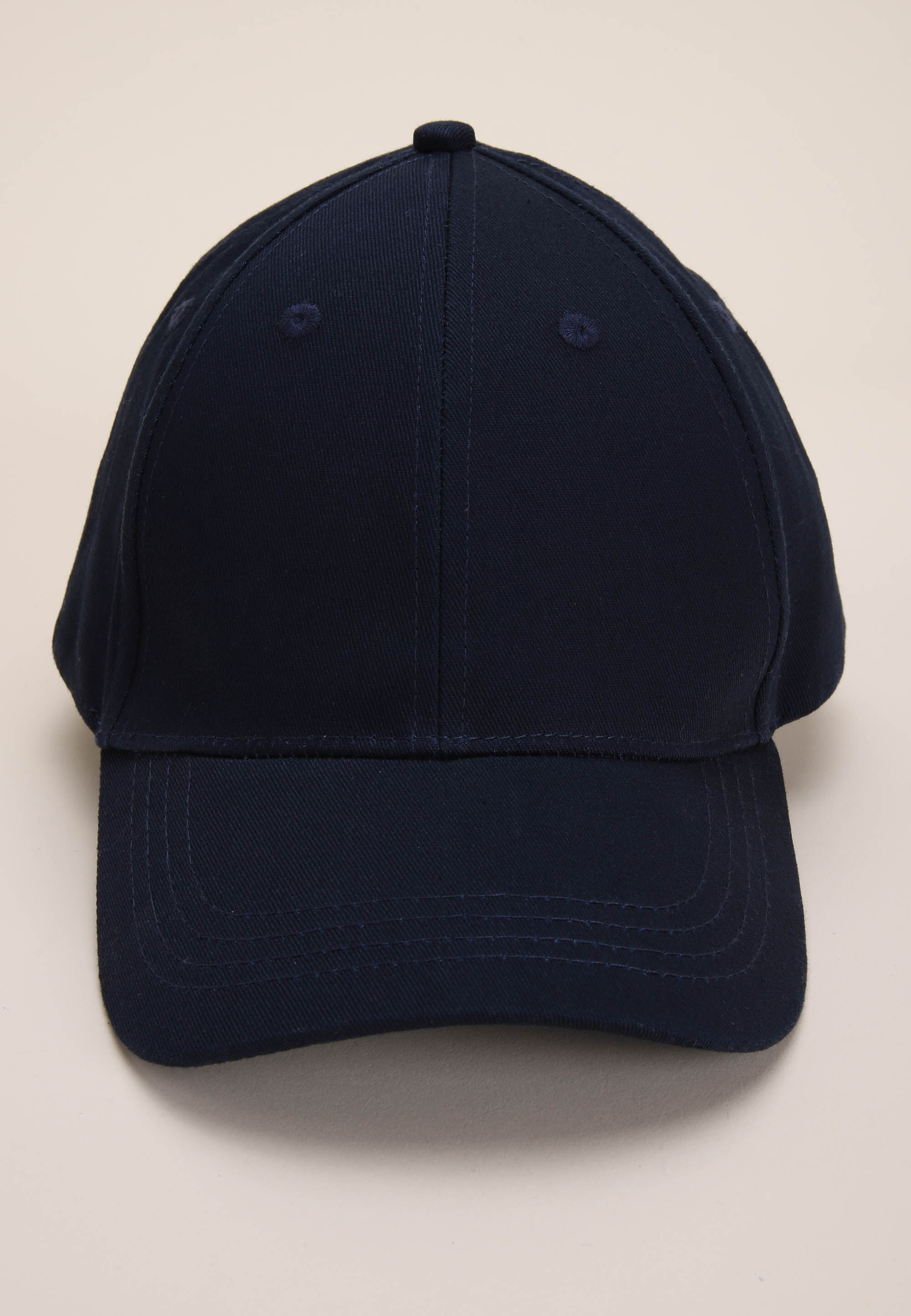 Mens Navy Plain Baseball Cap