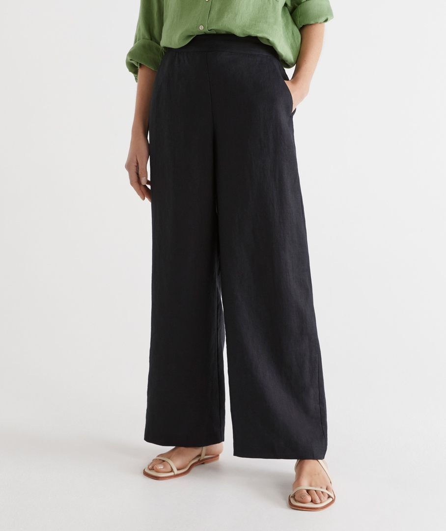 Linen Wide Leg Pant