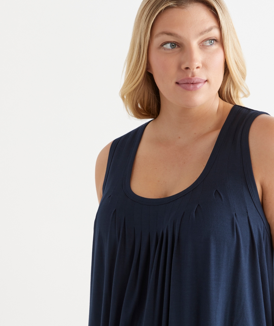 Pleat Front Modal Nightie
