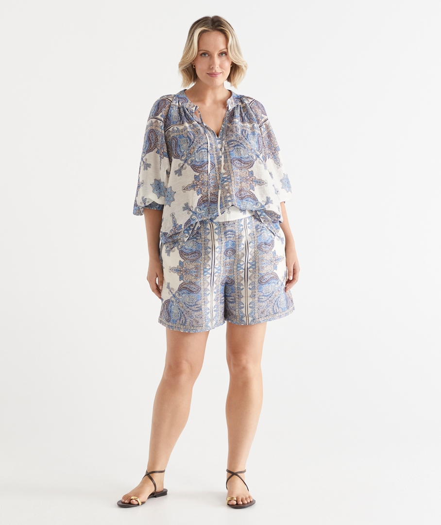 Bandana Print Short
