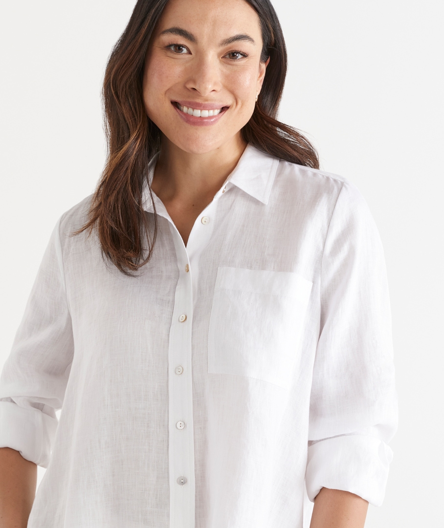 Long Sleeve Crop Shirt