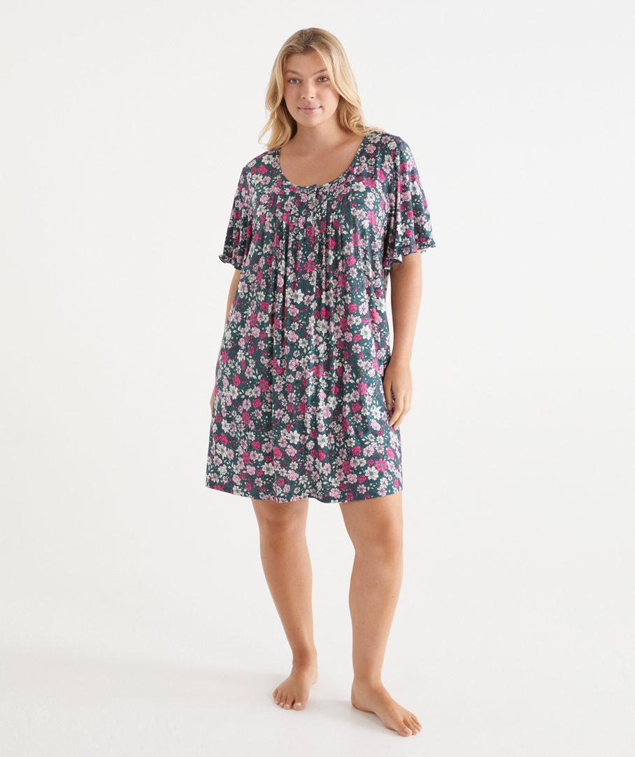 Ditsy Floral Short Sleeve Nightie