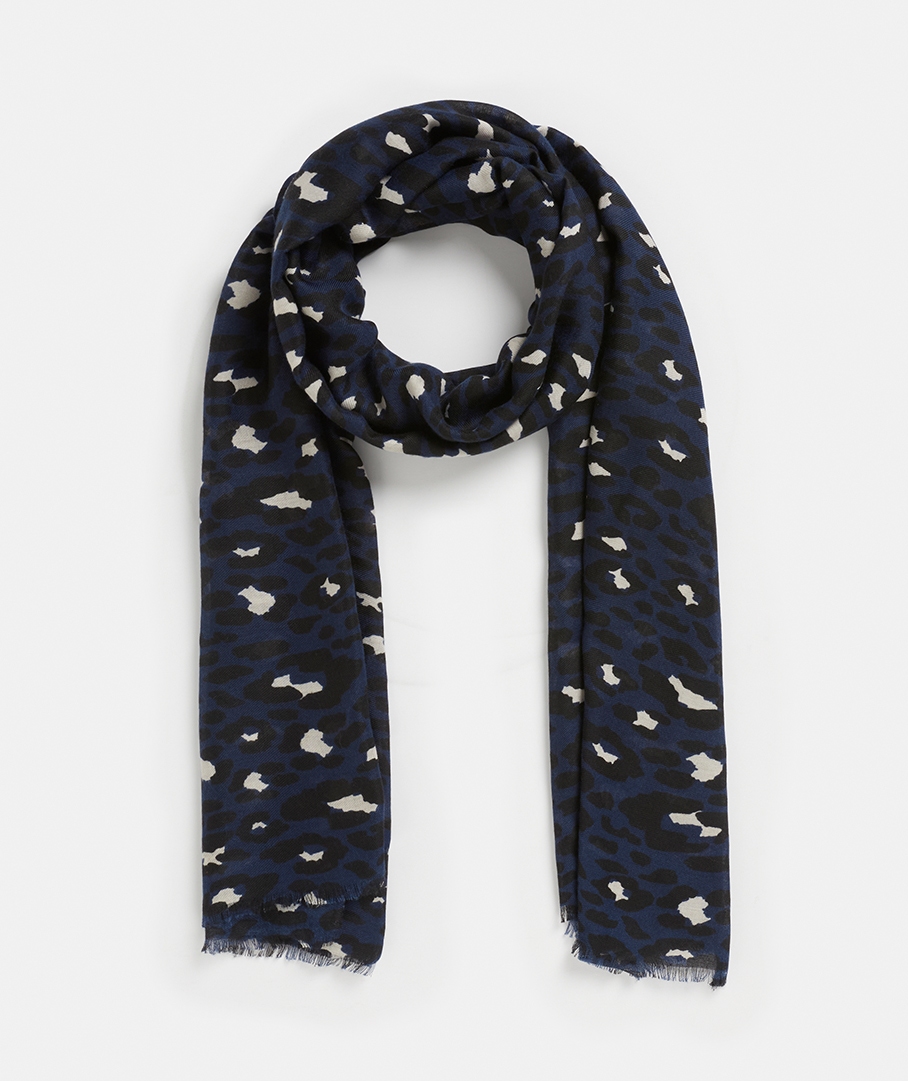 Leopard Scarf - Ink