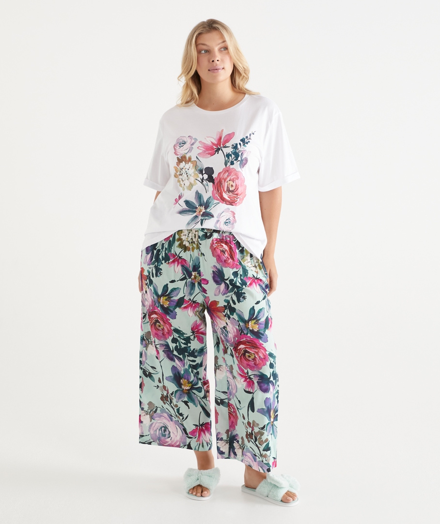 Painted Garden Floral Pyjama Pant