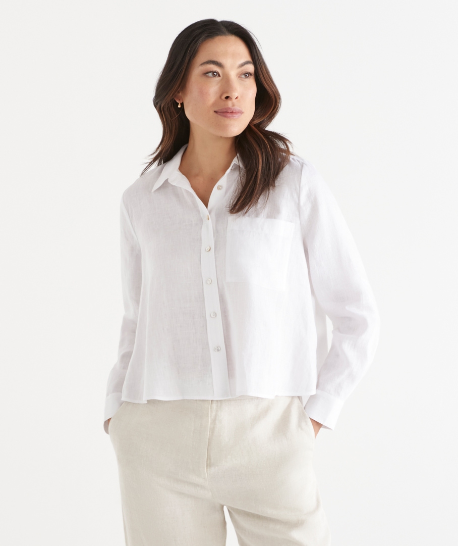 Long Sleeve Crop Shirt