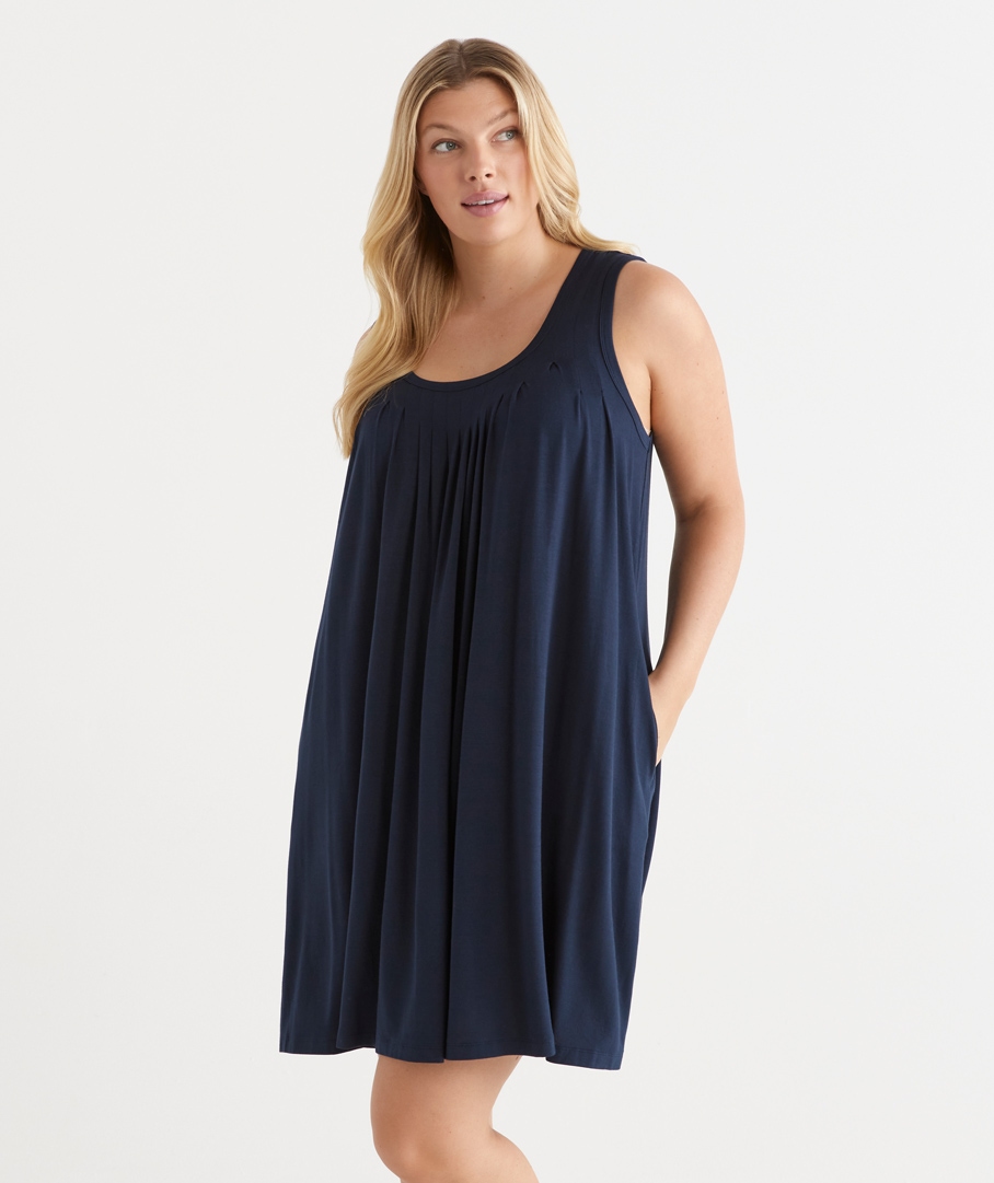 Pleat Front Modal Nightie