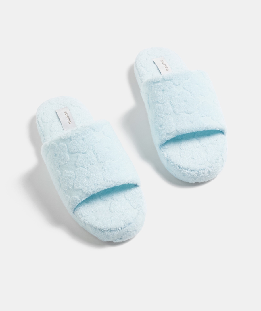 Floral Terry Slipper