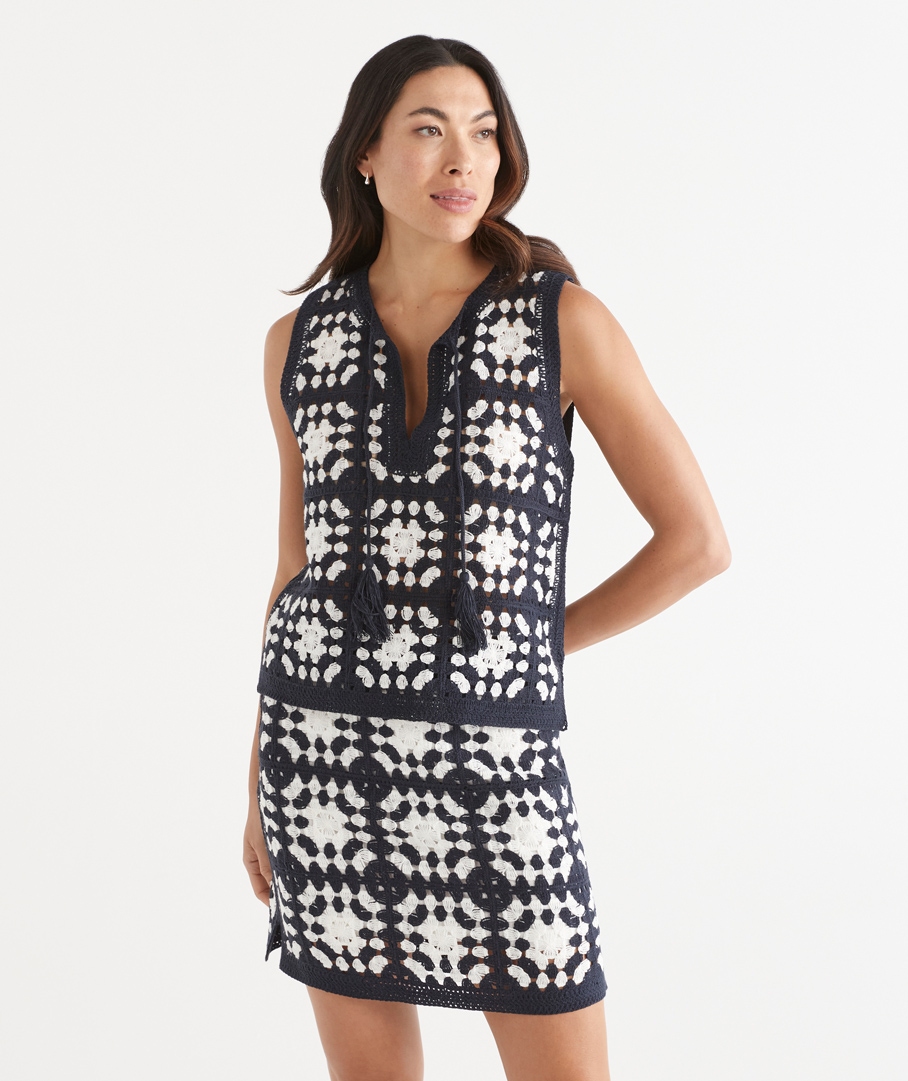 Knit Crochet Tank
