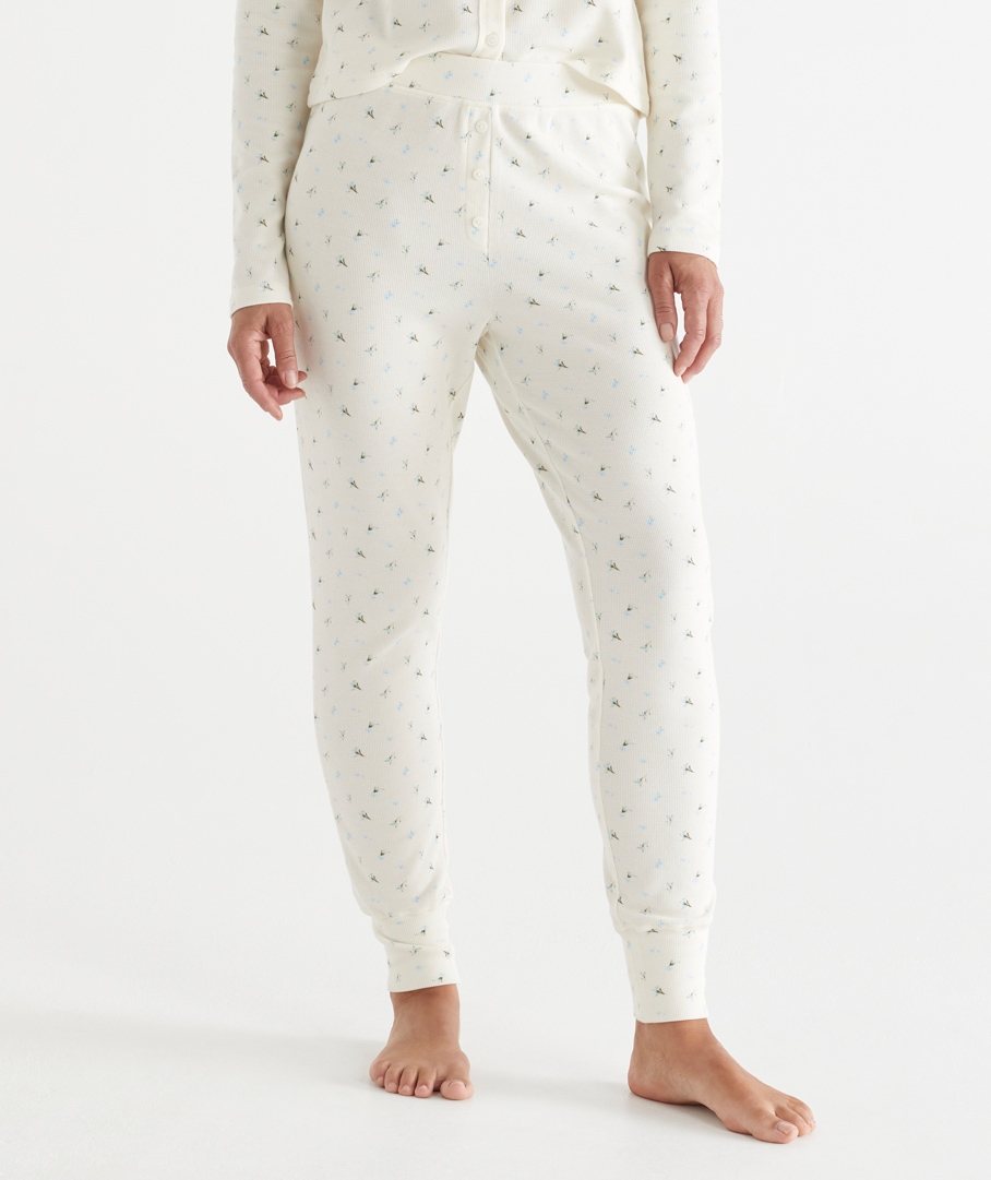 Ditsy Floral Waffle Pyjama Jogger