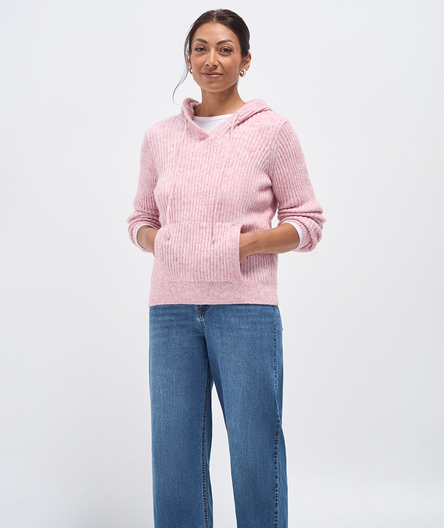 Rib Hoodie Jumper