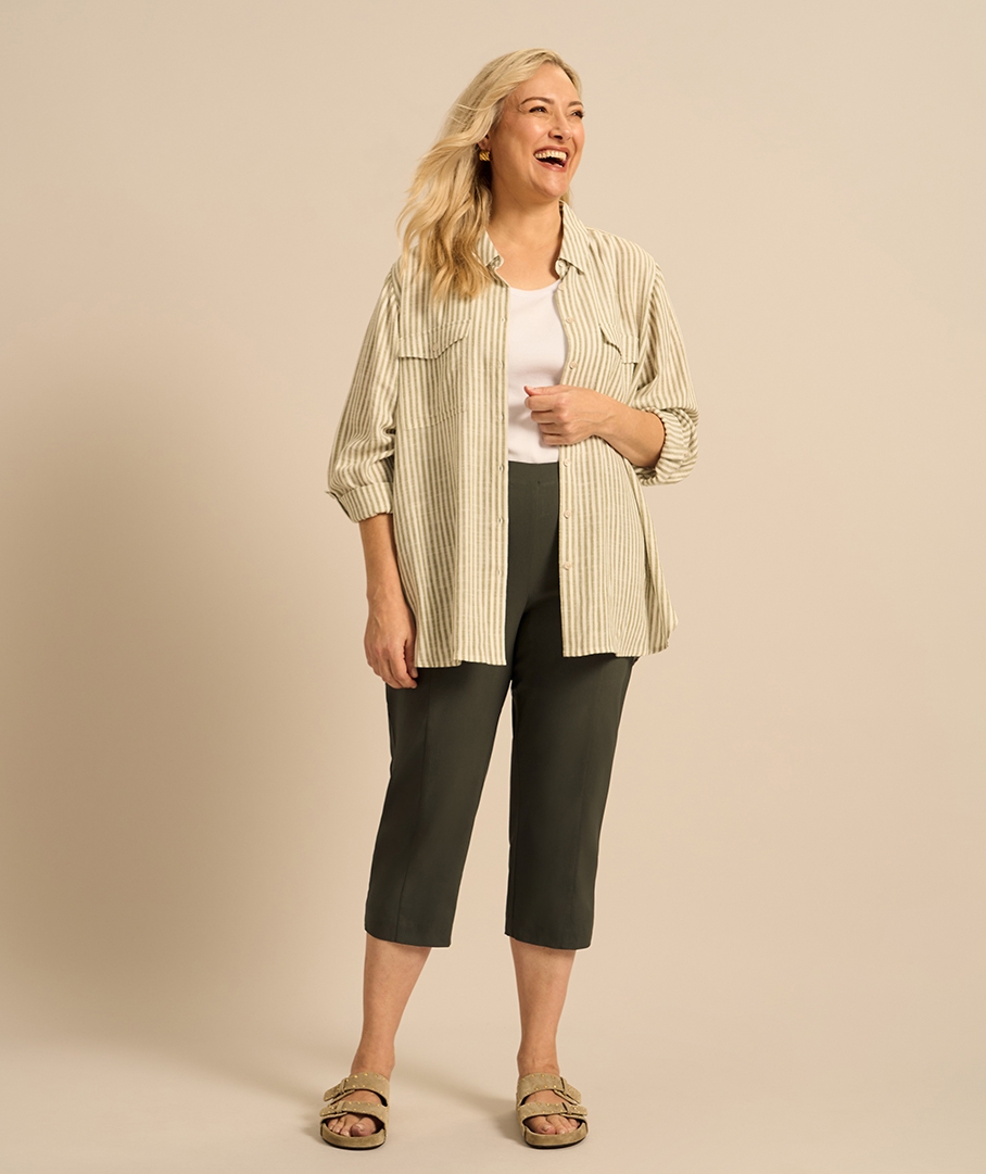 Crop Slim Stretch Pant