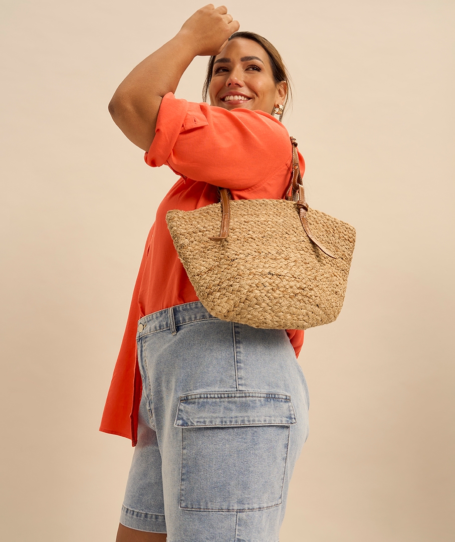 Cargo Denim Shorts