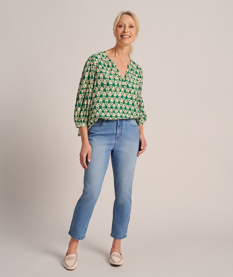 The Ankle Length Slim Jean