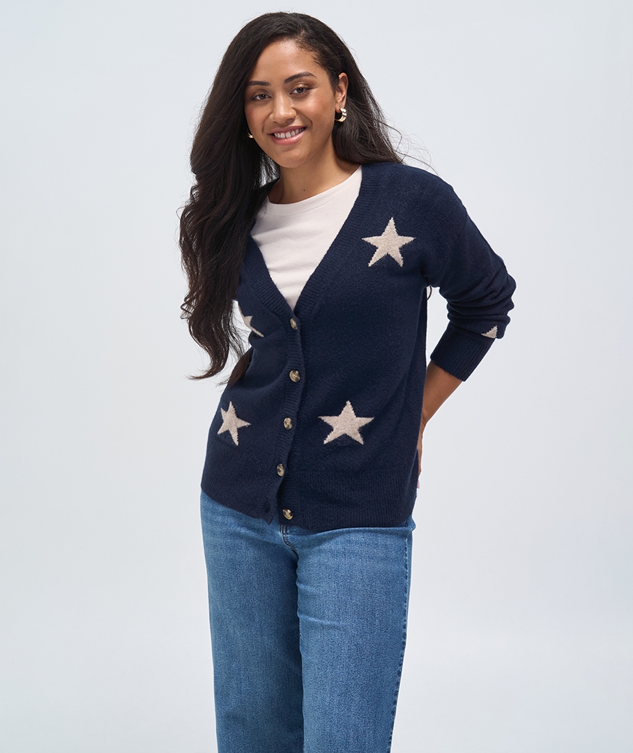 Soft Touch Button Cardigan