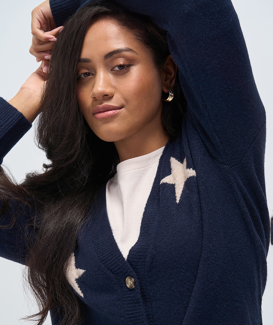 Soft Touch Button Cardigan