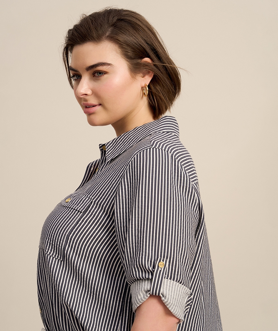 Textured Print Shirt