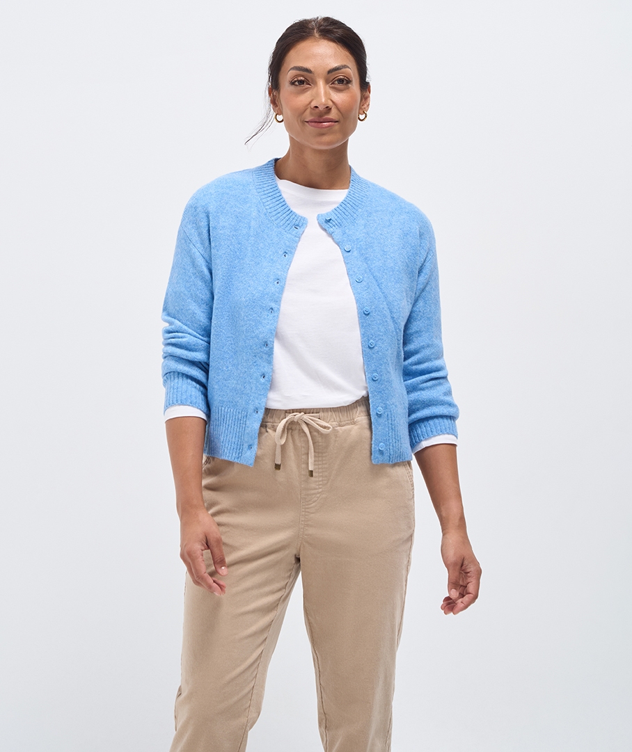 Soft Touch Button Cardigan