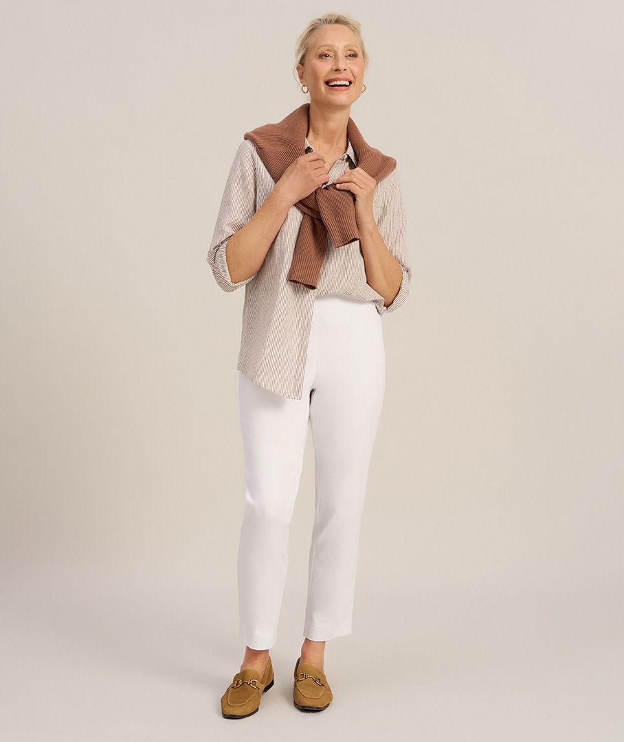 Ankle Length Slim Stretch Pant
