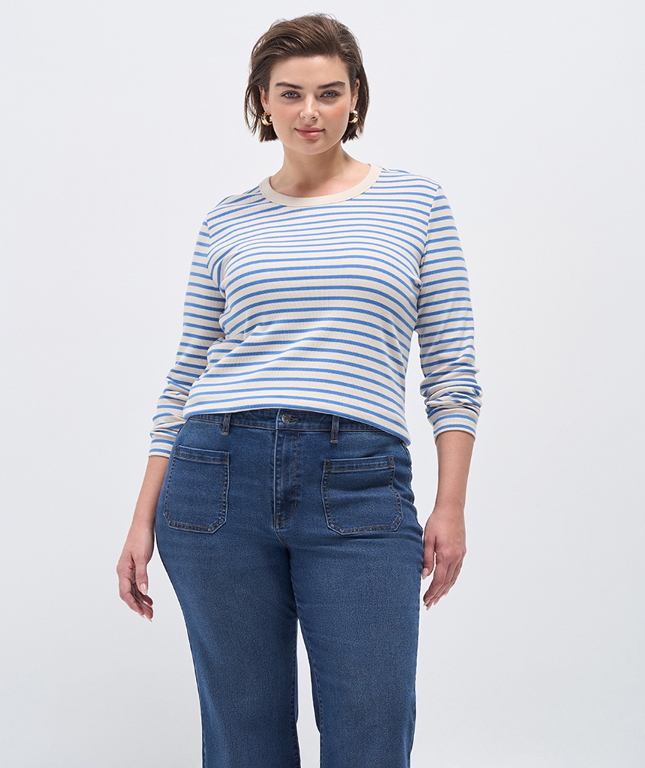 Cotton Rich Rib Tee