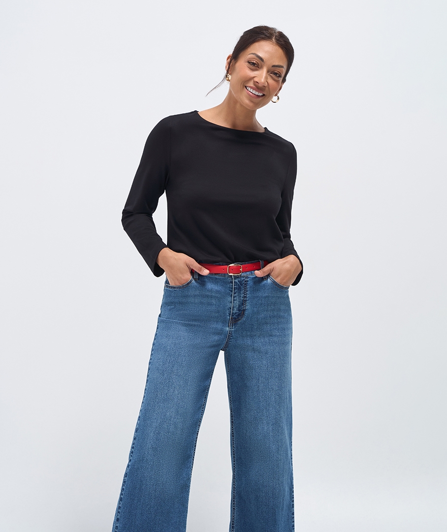 Boxy Ponte Top