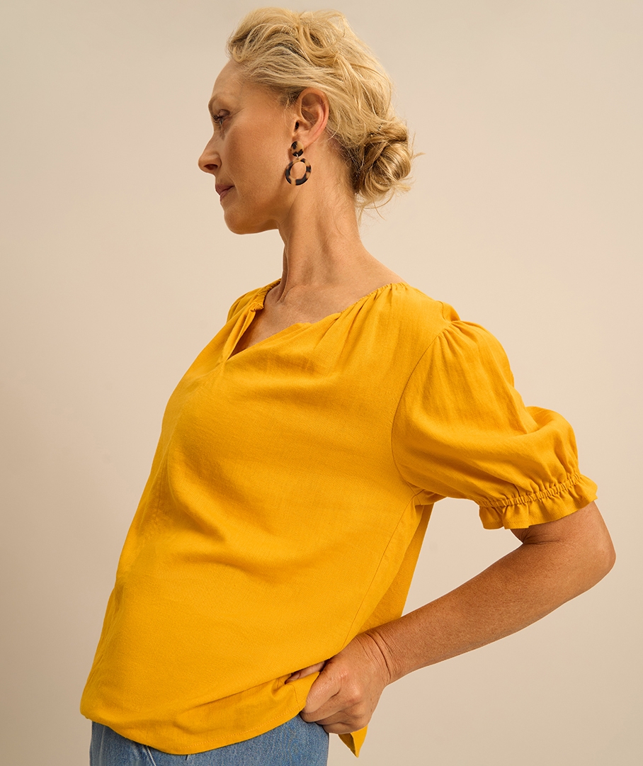 Linen Blend Top