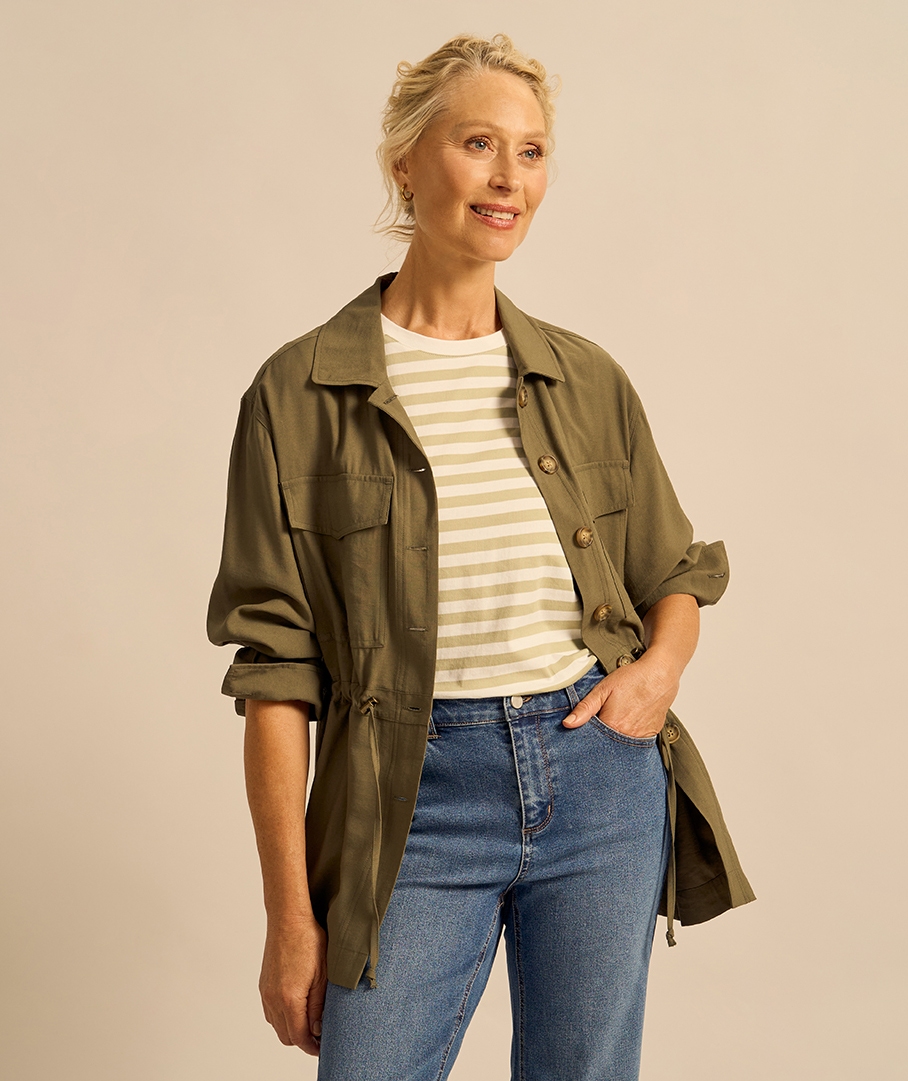 Textured Utility Jacket