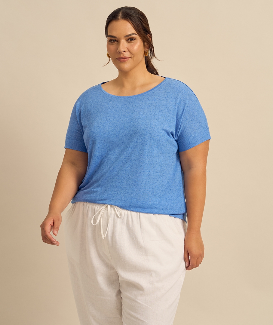 Linen Blend Tee