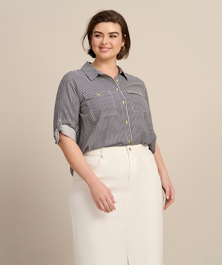 Textured Print Shirt
