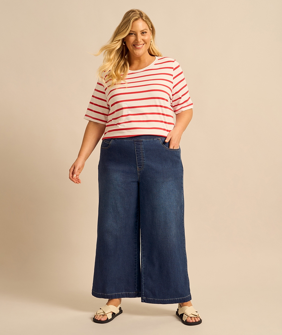 The Stretchy Wide Leg Jean