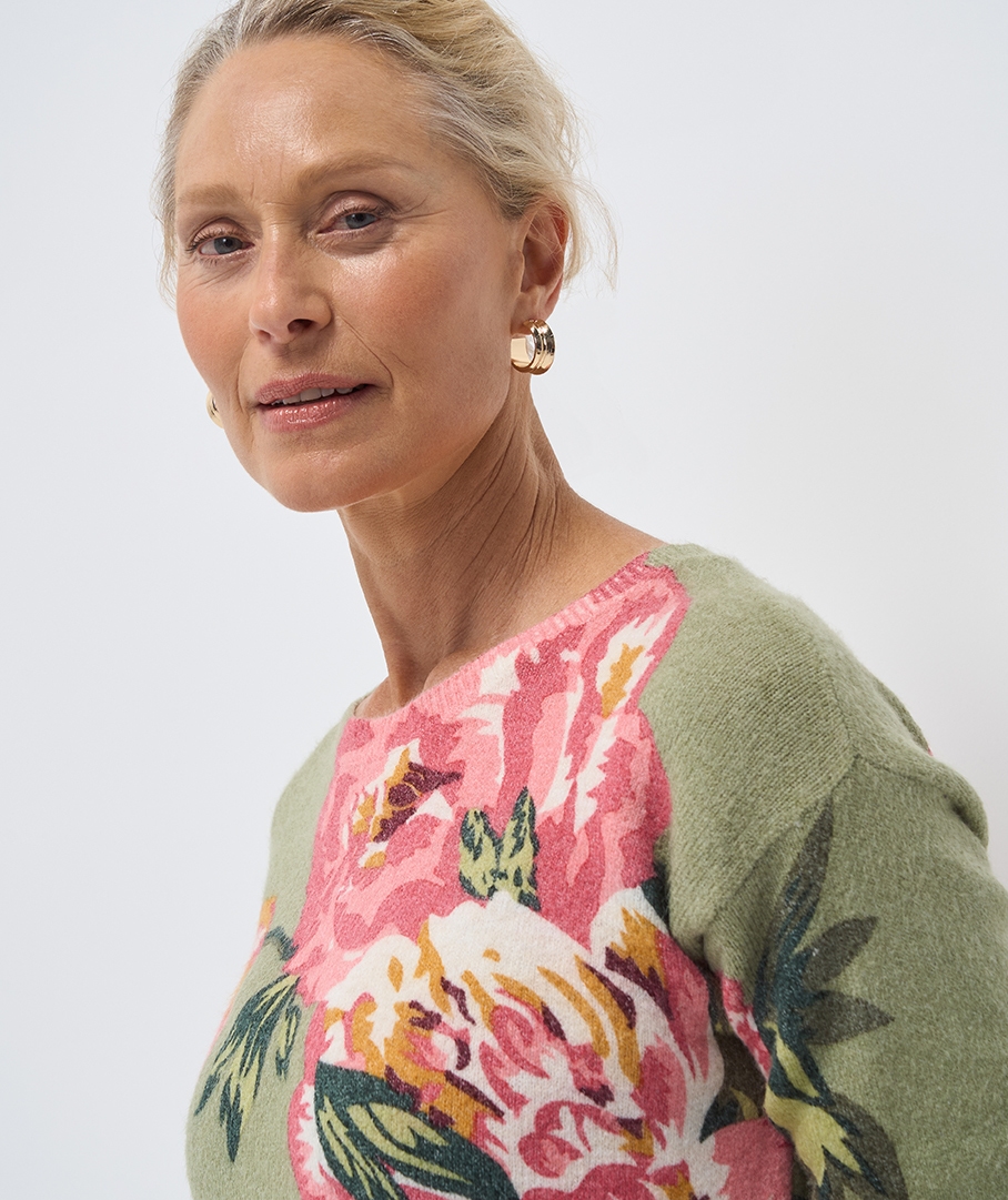 Soft Touch Printed Jumper
