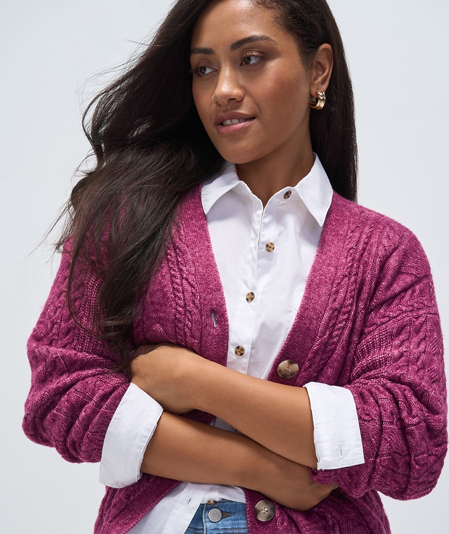 Cable Knit Cardigan