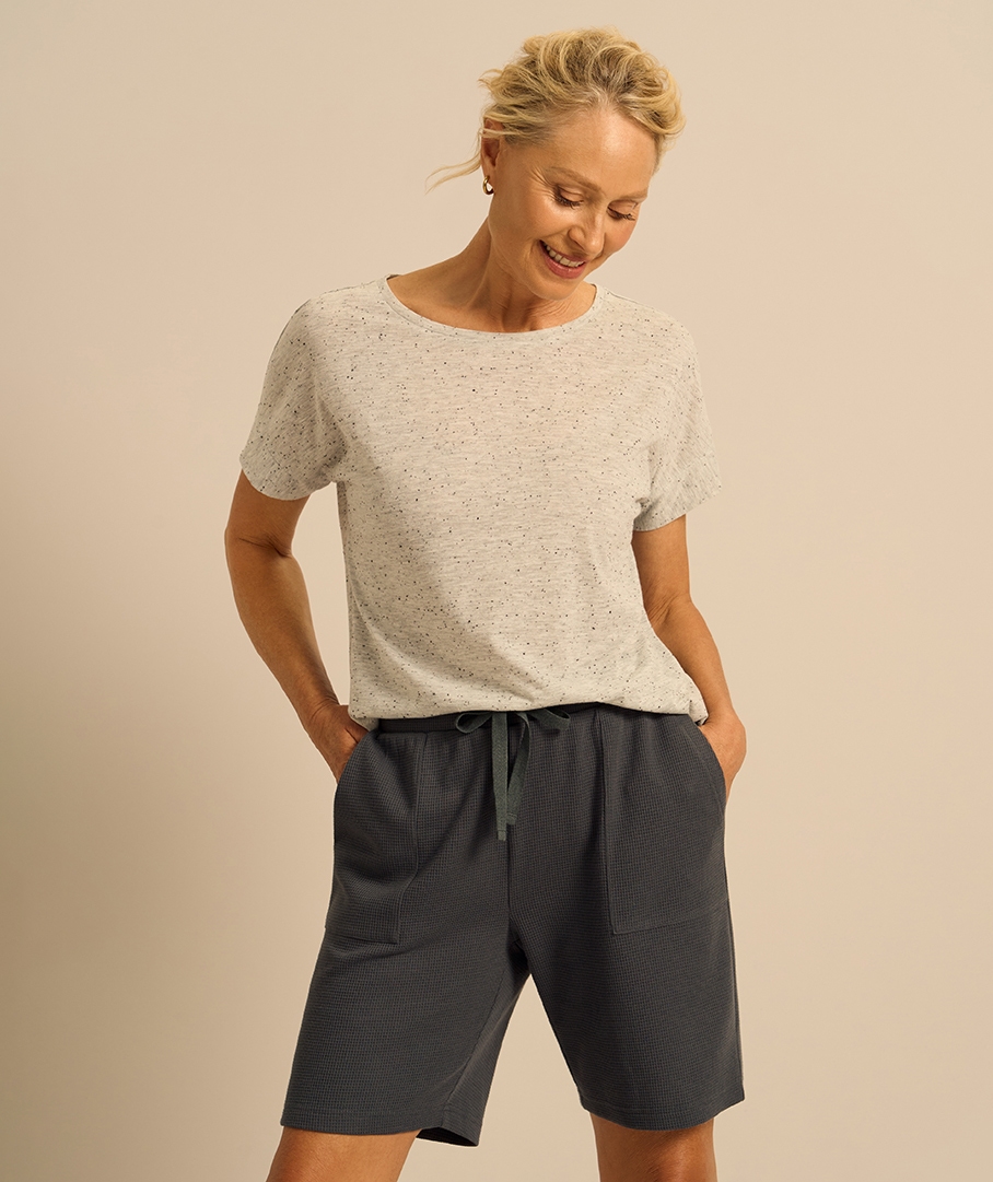 Linen Blend Tee