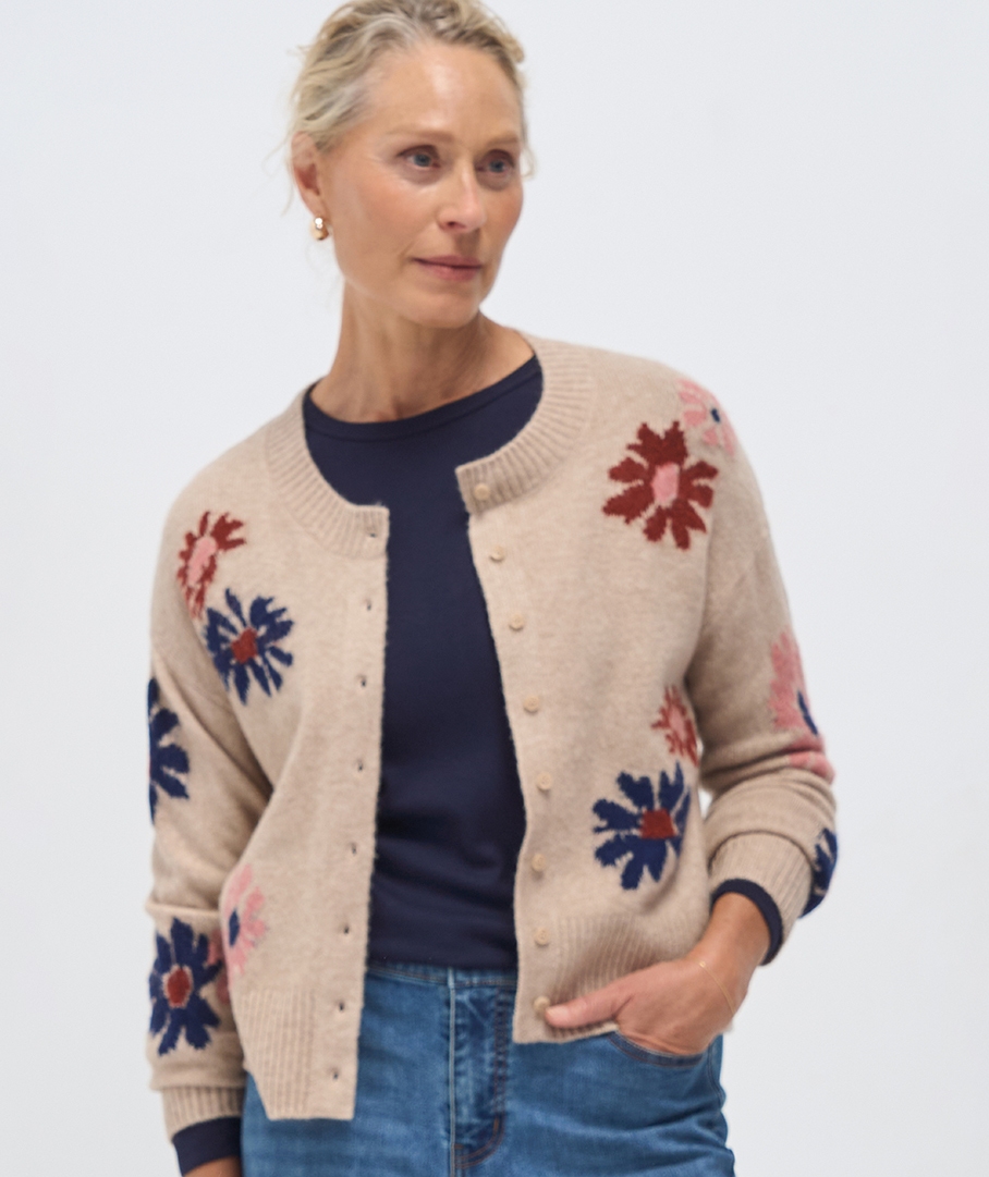 Soft Touch Button Cardigan