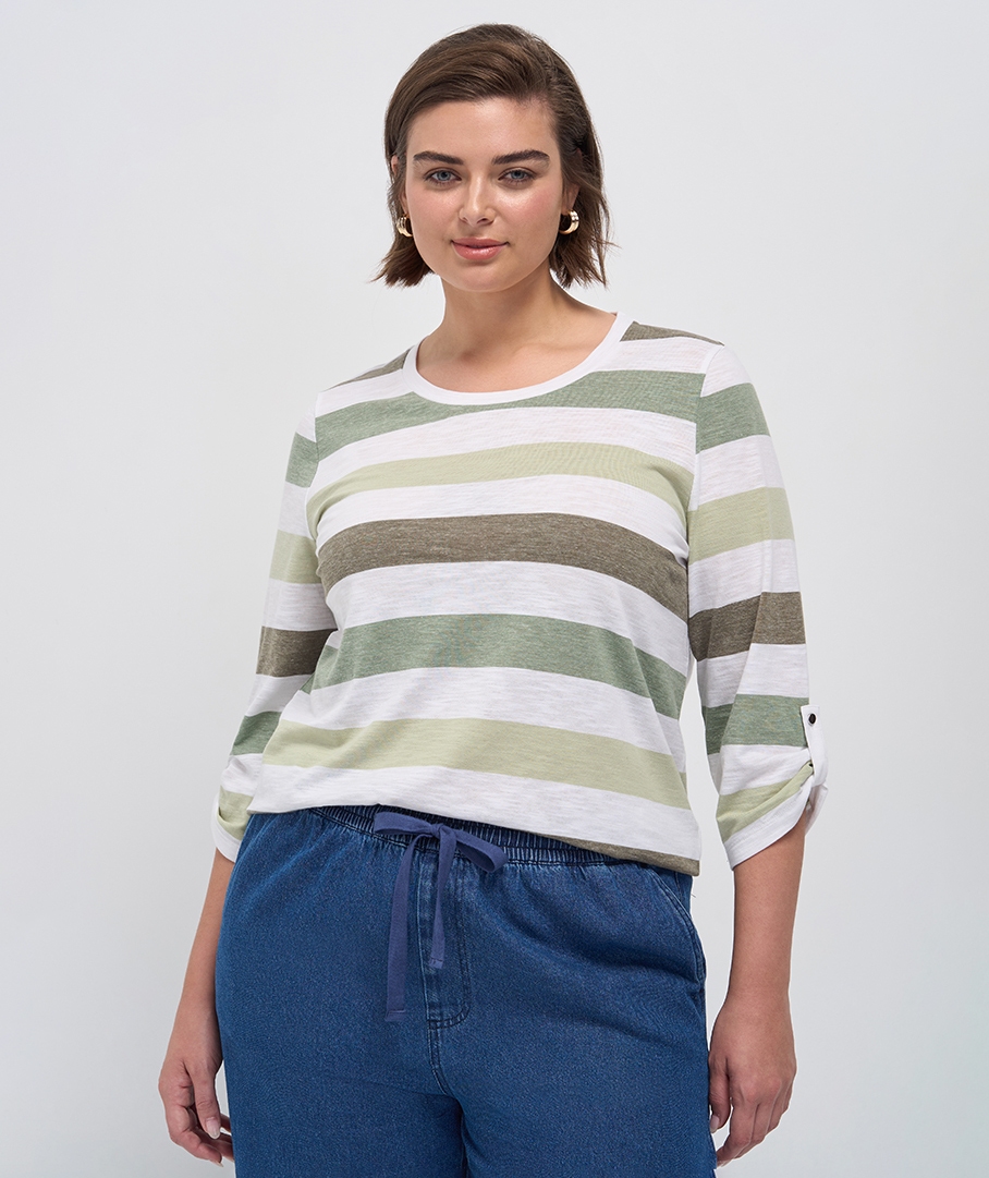 Multi Stripe Tee
