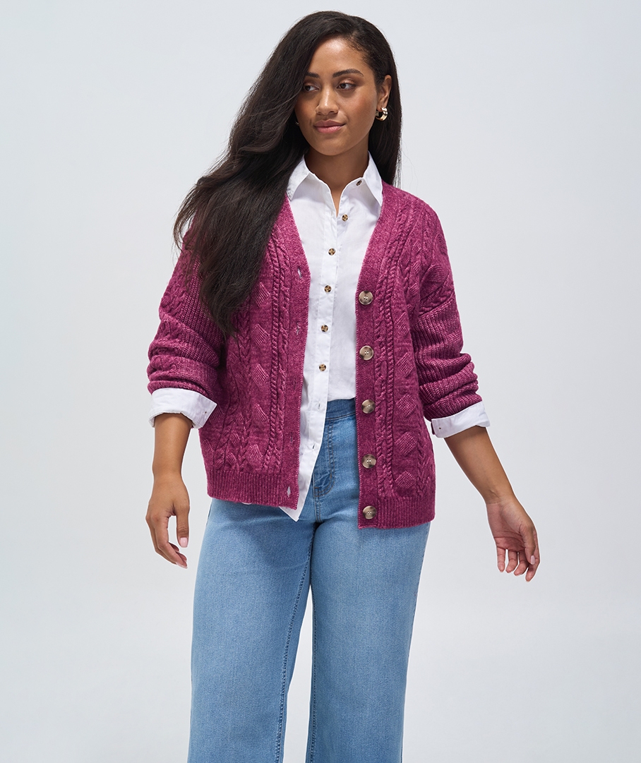 Cable Knit Cardigan