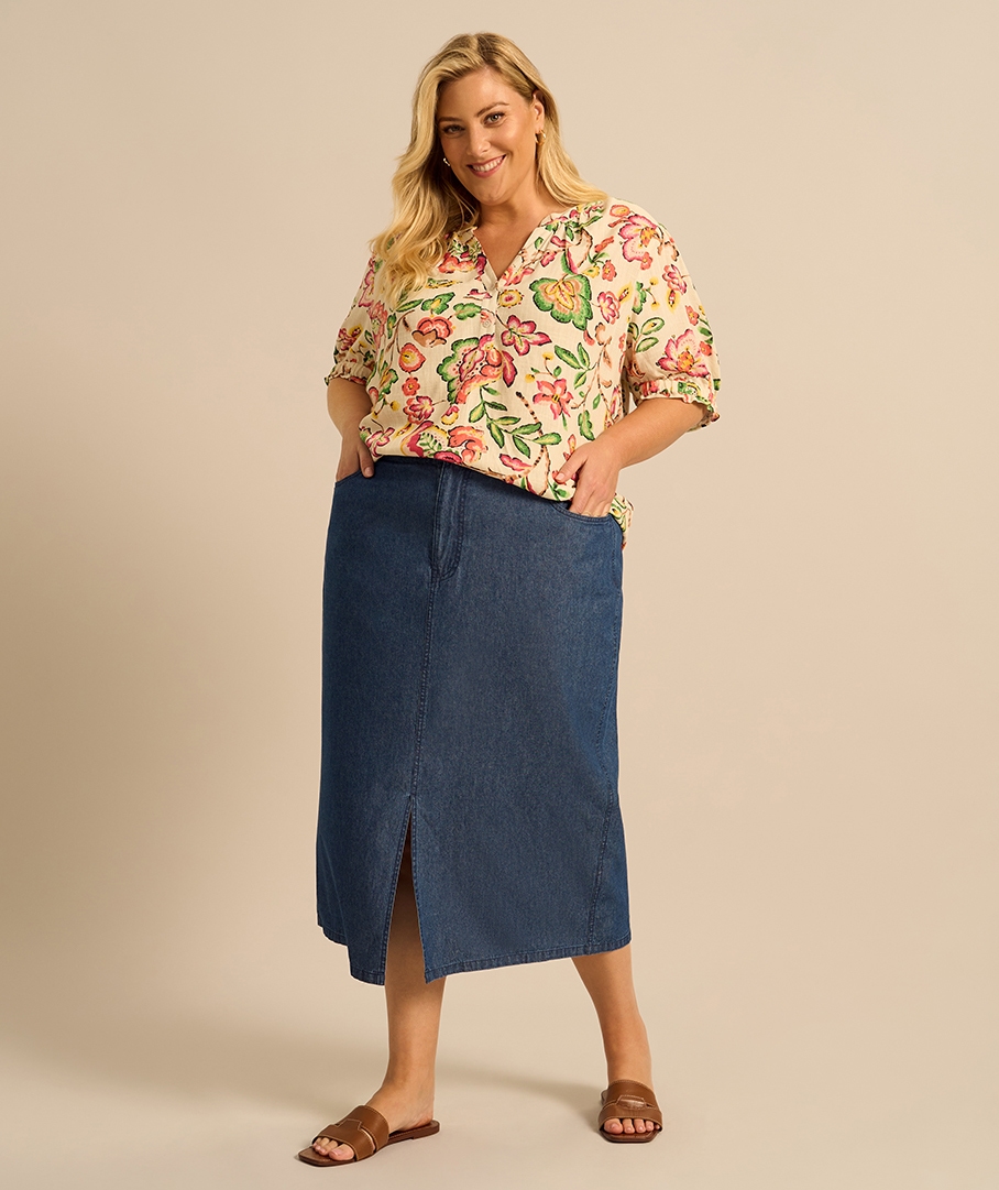 Denim Skirt