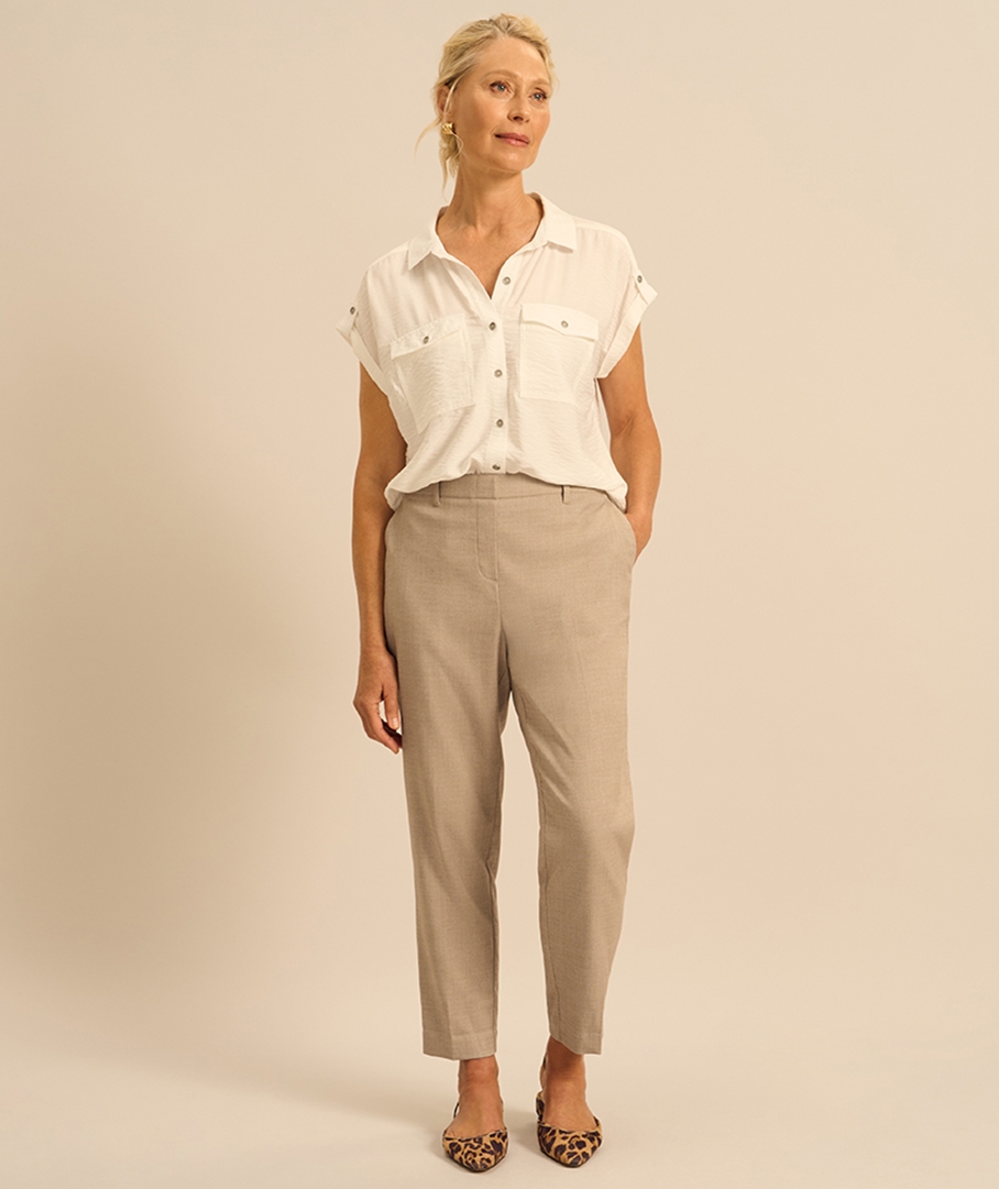 Ankle Length Tapered Classic Pant