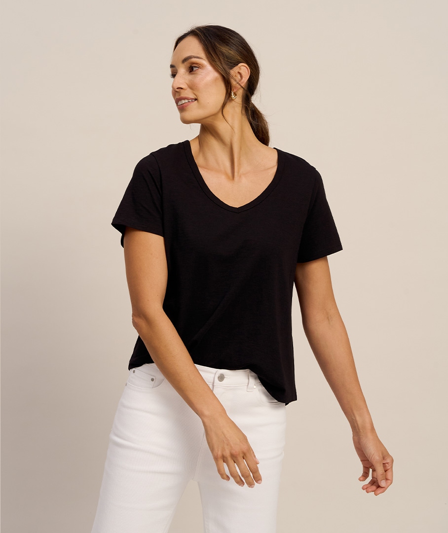 Fitted 100% Cotton Tee
