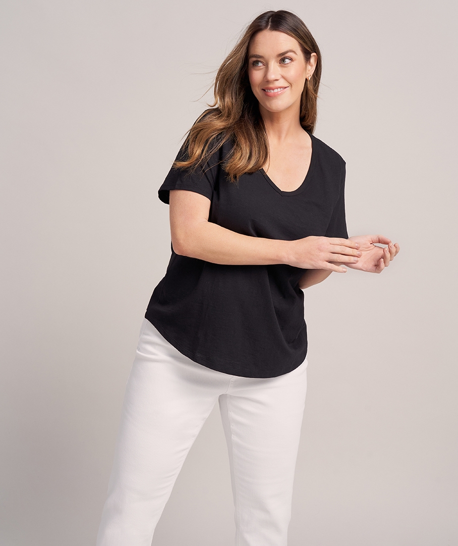 Slim Fit 100% Cotton Tee