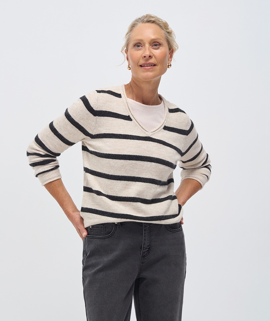 Soft Touch V Neck Jumper