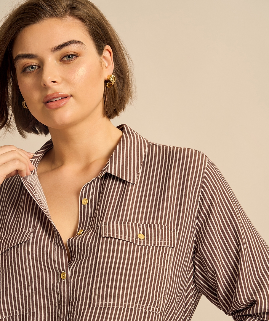 Textured Utility Shirt