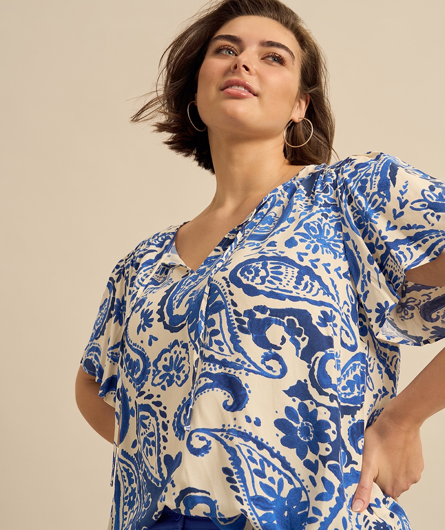 Viscose Print Top