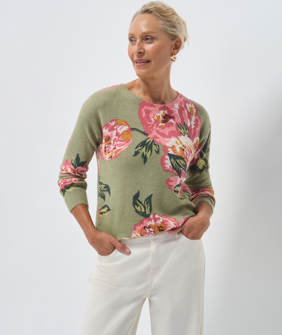 Soft Touch Printed Jumper