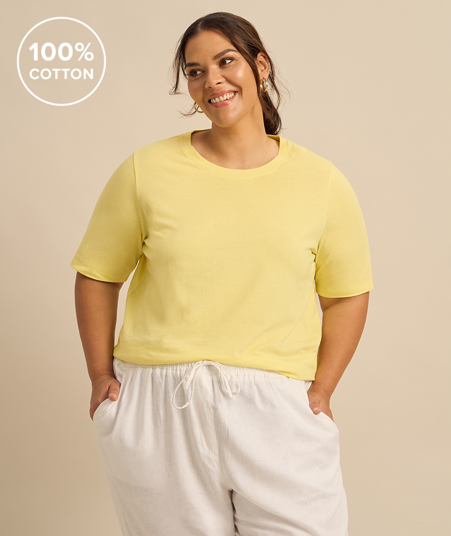 Cotton Boxy Tee